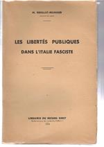 Les libertés publiques dans l'Italie fasciste