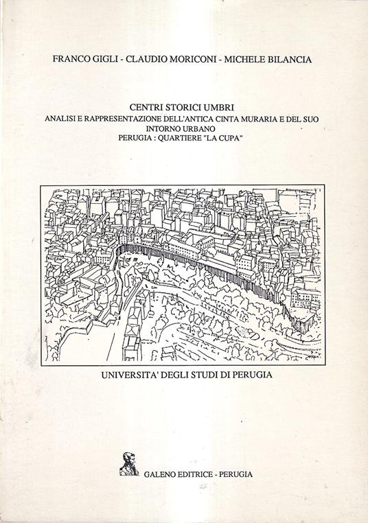 Centri storici umbri. Analisi e rappresentazione dell'antica cinta muraria e del suo intorno urbano. Perugia: quartiere "La Cupa" - copertina