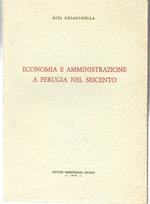Economia e Amministrazione a Perugia nel Seicento