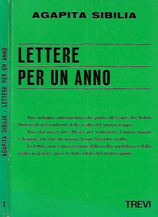 Lettere per un anno - copertina