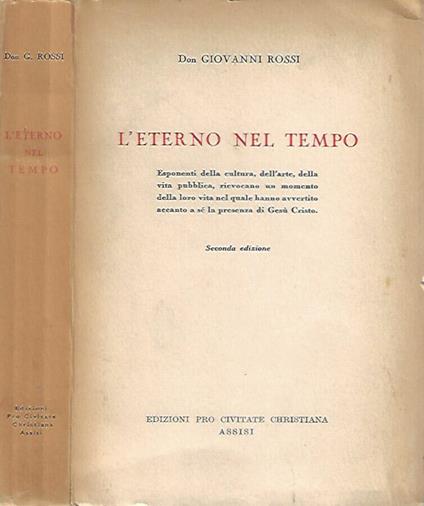 L' eterno nel tempo - Giovanni Rossi - copertina