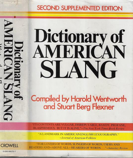 Dictionary of American Slang - copertina