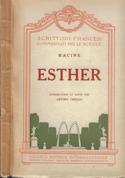 Esther - Jean Racine - copertina