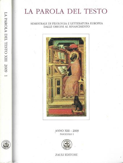 La parola del testo - copertina