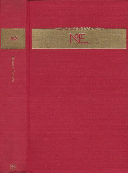 Rudolf Eucken (Premio Nobel della Letteratura 1908) - copertina