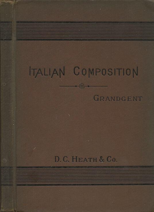 Italian Composition - C. H. Grandgent - copertina