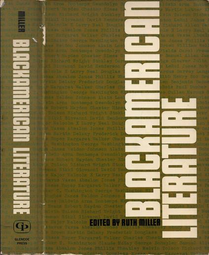 Blackamerican Literature - Ruth Muller - copertina