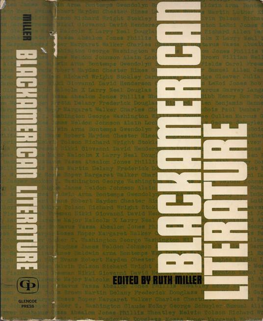 Blackamerican Literature - Ruth Muller - copertina