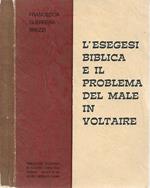 L' esegesi biblica e il problema del male in Voltaire