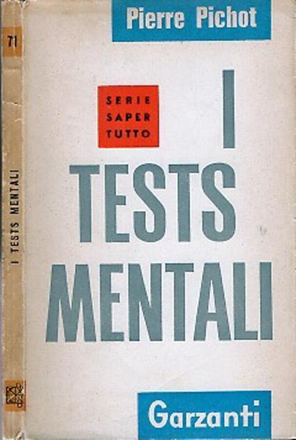 I test mentali - Pierre Pichot - copertina