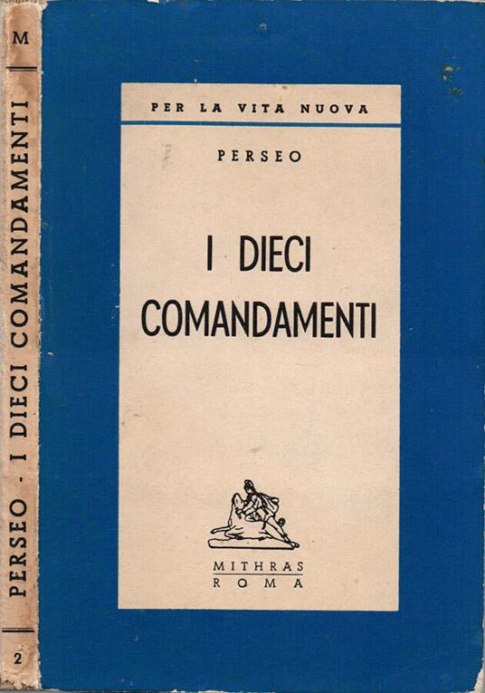 I dieci comandamenti - Perseo - copertina