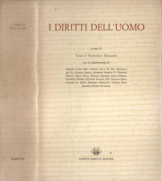 I diritti dell' uomo - copertina