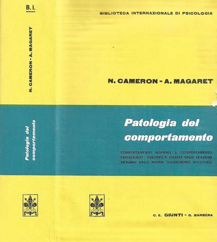 Patologia del comportamento - copertina