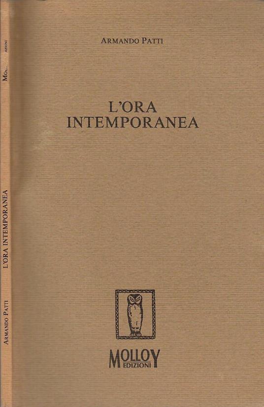 L' ora intemporanea - Armando Patti - copertina