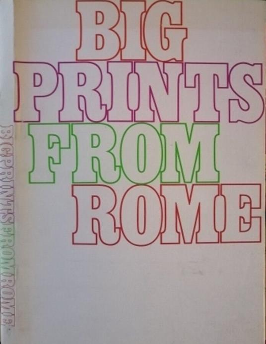 Big prints from Rome - copertina
