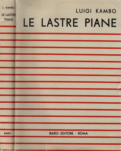 Le lastre piane - Luigi Lambo - copertina