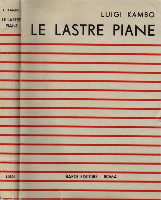 Le lastre piane - Luigi Lambo - copertina