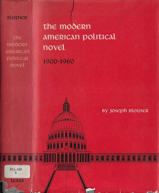 The modern american political novel - copertina