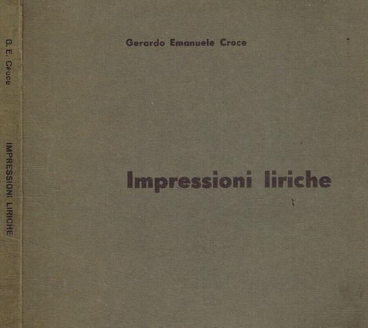 Impressioni liriche - copertina