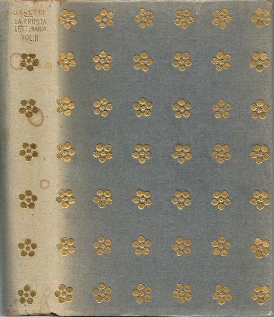La frusta letteraria - Giuseppe Baretti - copertina