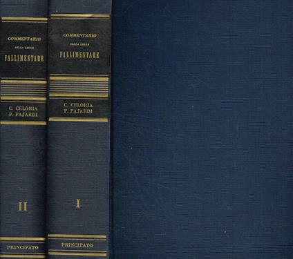 Commentario della legge fallimentare 2voll - copertina