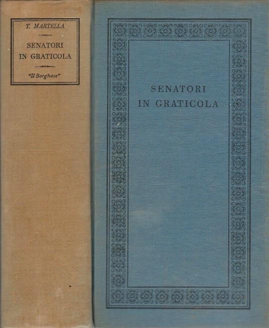 Senatori in graticola - copertina