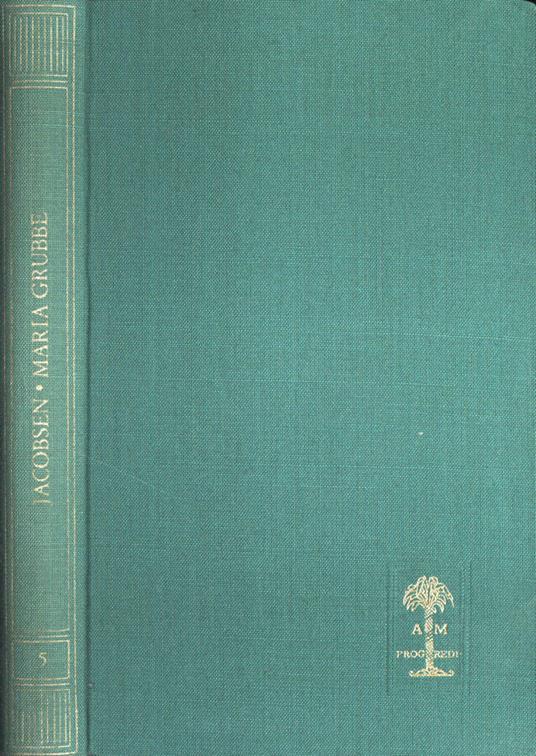 Maria Grubbe - Jens Peter Jacobsen - copertina