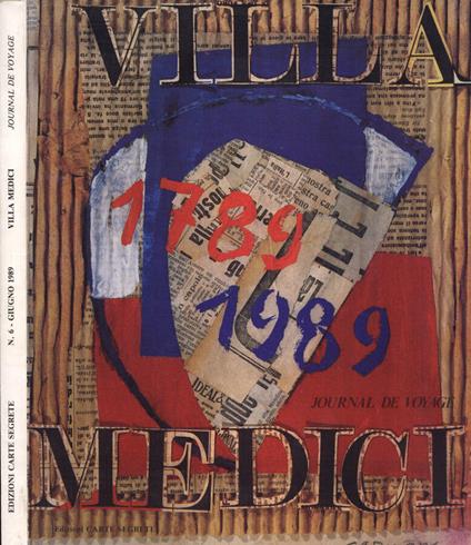 Villa Medici n. 6 giugno 1989 - copertina