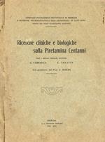 Ricerche cliniche e biologiche sulla piretamina centanni