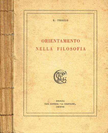 Orientamento nella filosofia - copertina