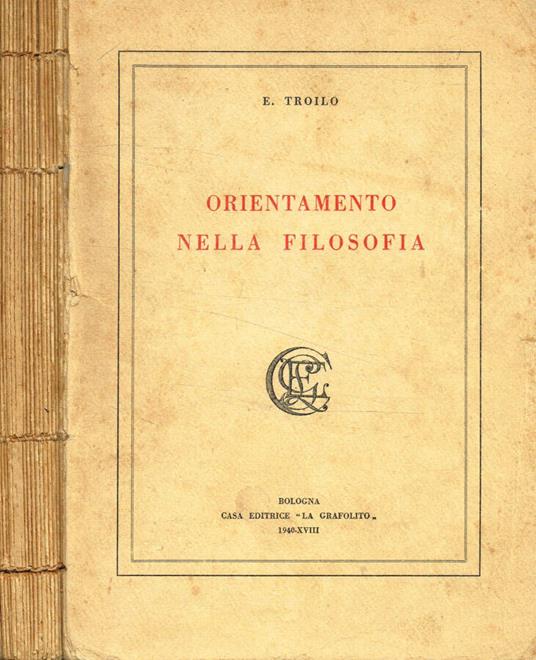 Orientamento nella filosofia - copertina
