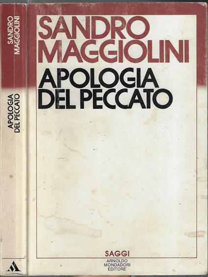 Apologia del peccato - Sandro Maggiolini - copertina