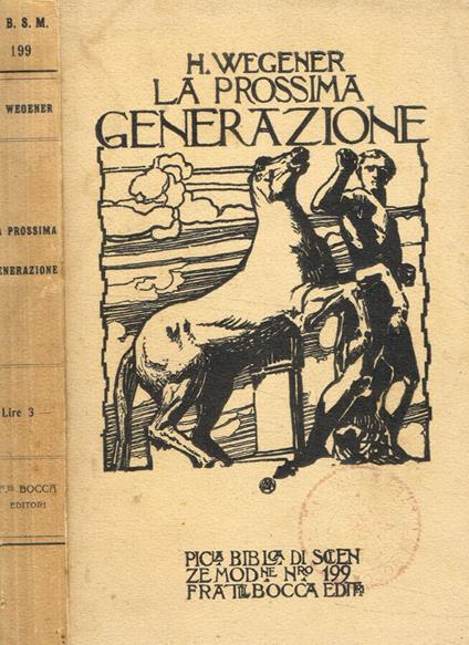 La prossima generazione - Hans Wegener - copertina