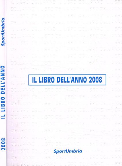 Il libro dell'anno 2008 - copertina