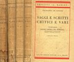 Saggi e scritti critici e vari vol.1, 2, 3, 4