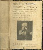 Manuale della letteratura italiana vol.III