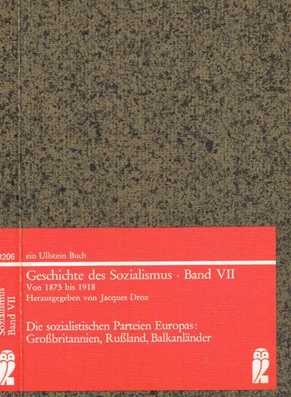 Die sozialistischen parteien europas: GroBbritannien, RuBland, Balkanlander - copertina