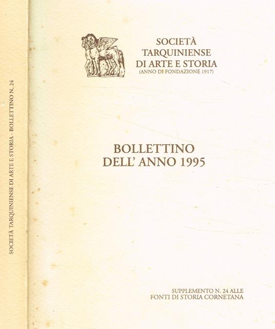 Bollettino dell'anno 1995 - copertina