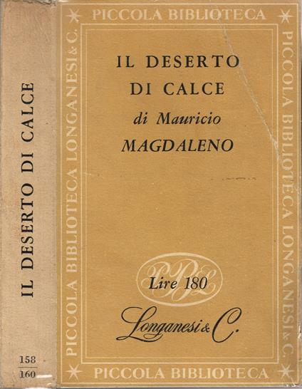 Il deserto di calce - copertina