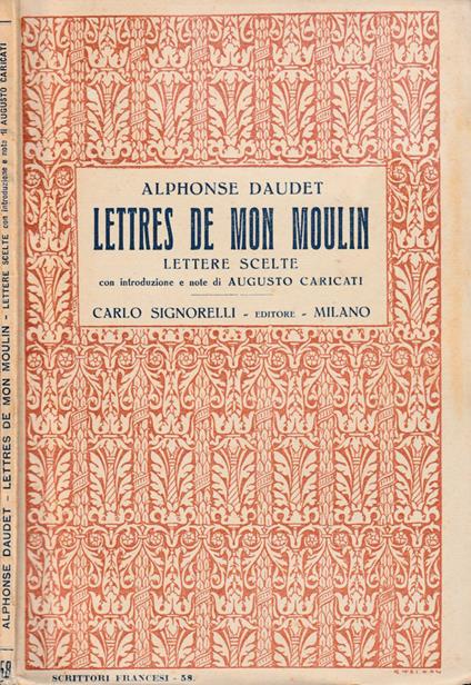 Lettres de mon moulin - Alphonse Daudet - copertina