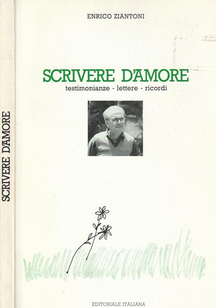 Scrivere d'amore - Enrico Fantoni - copertina