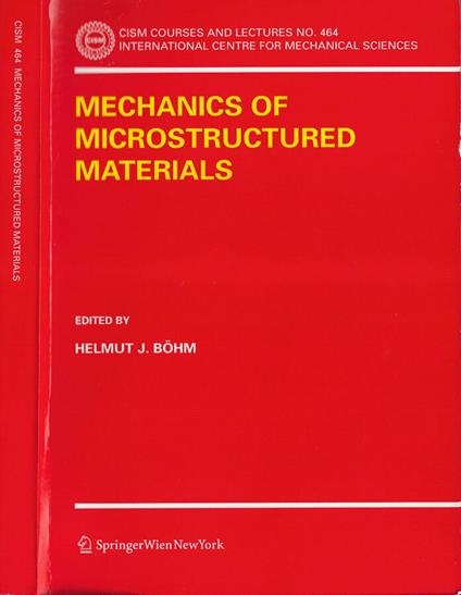 Mechanics of microstructured materials - copertina