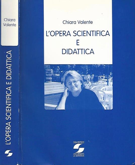Chiara Valente. L'opera scientifica e didattica - copertina