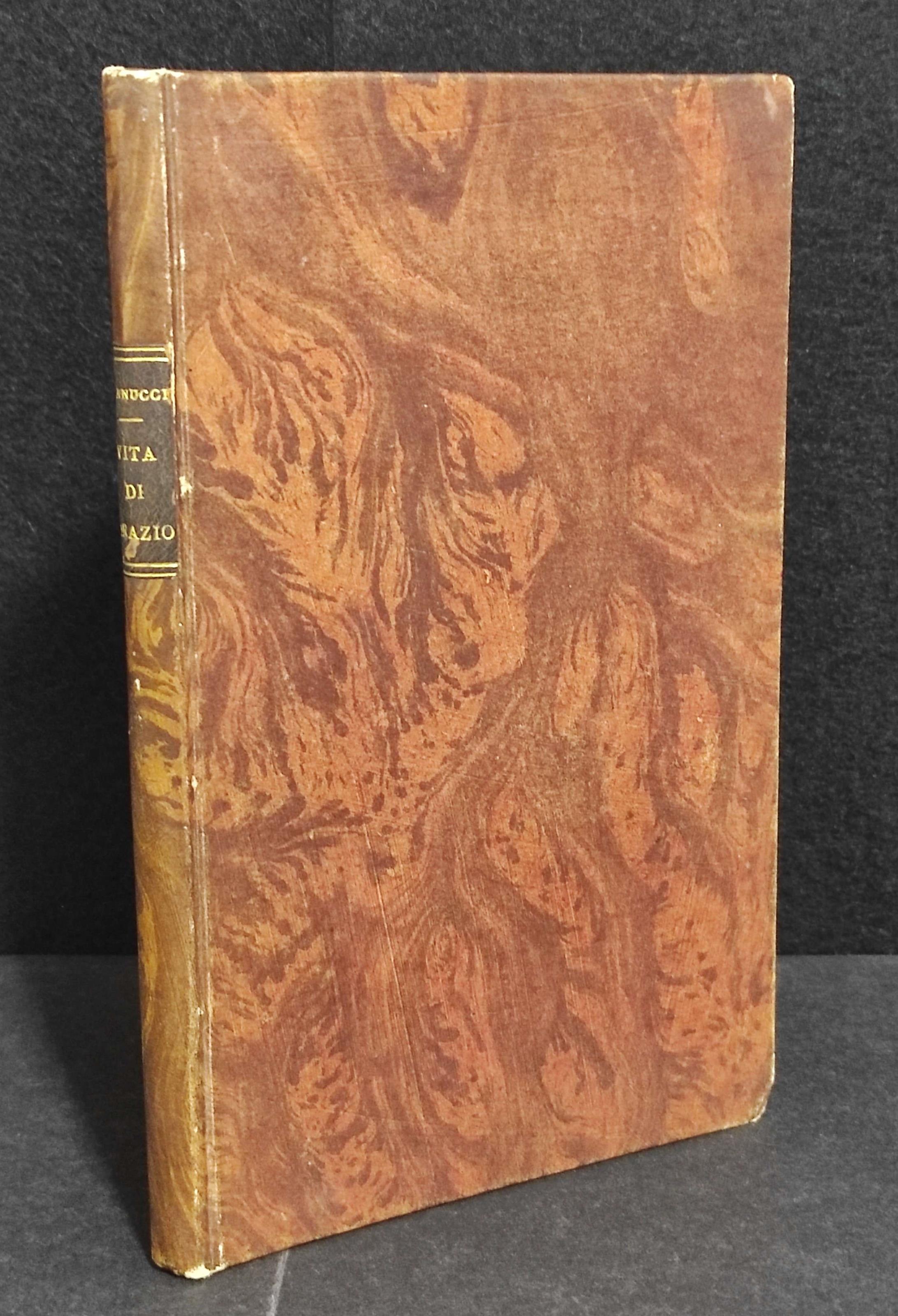 Vita di Quinto Orazio Flacco - A. Vannucci - Ed. Aldina