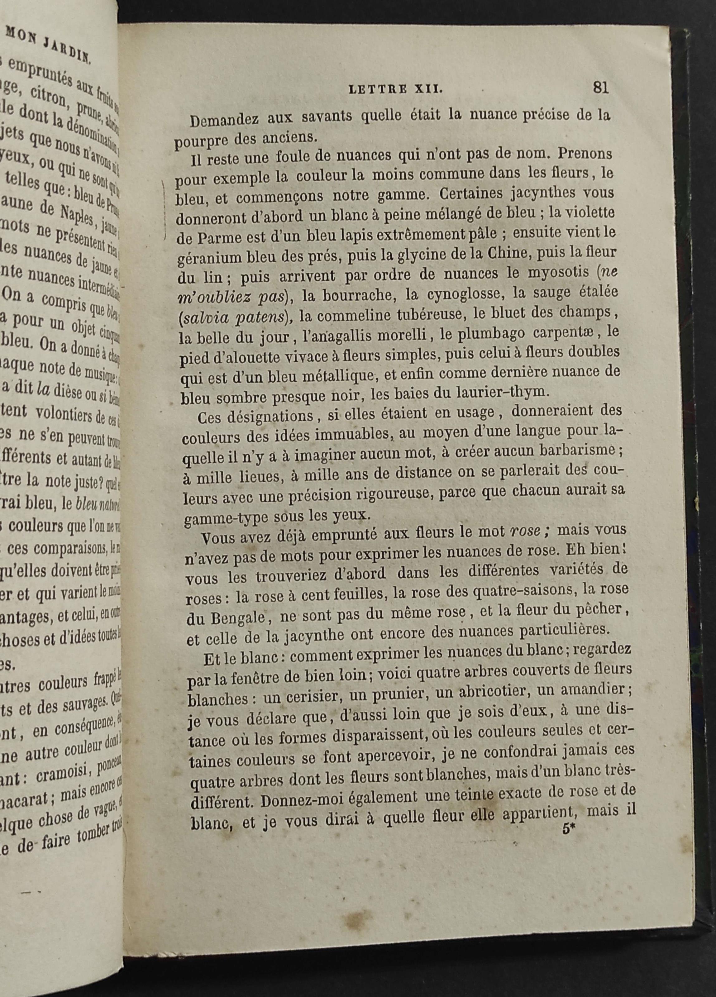 Voyage Autour de Mon Jardin - A. Karr - Ed. Michel Levy