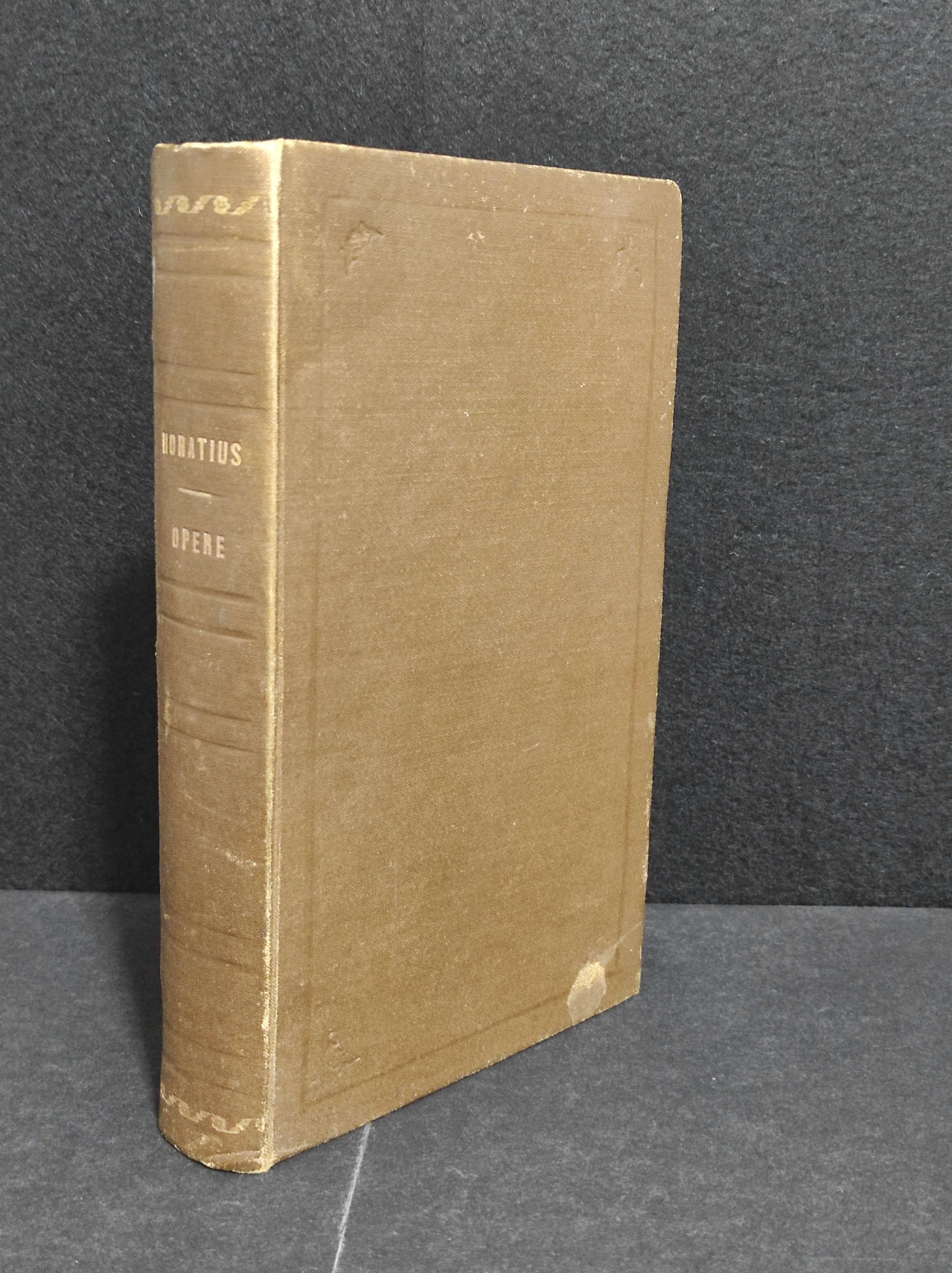 Des H. Flaccus Satiren und Episteln - G.T.A. Kruger - Ed. Teubner