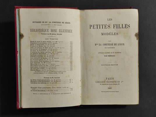 Les Petites Filles Modeles - Ed. Hachette - copertina