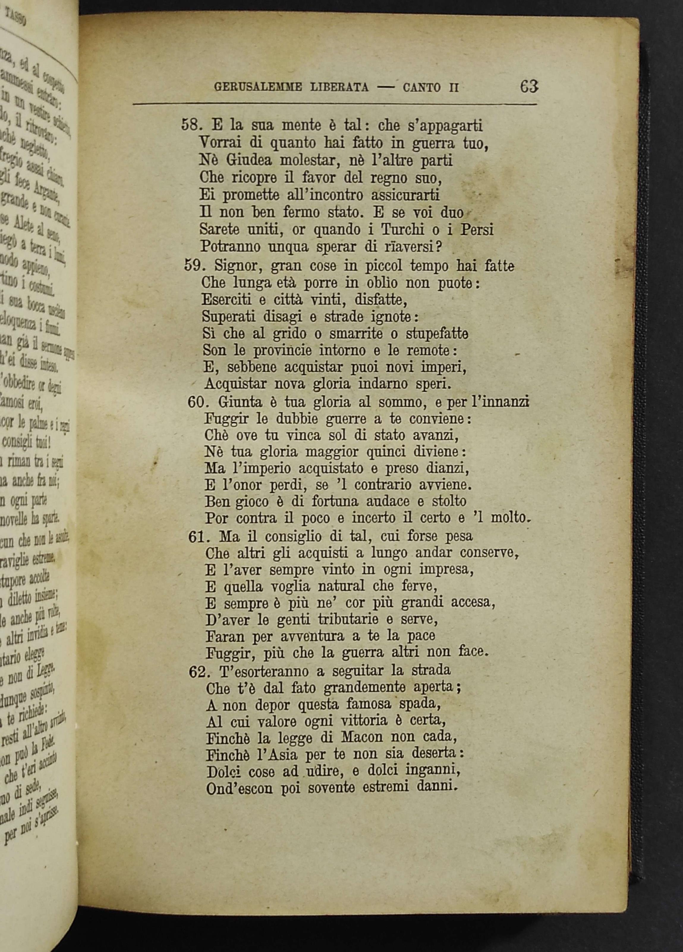 La Gerusalemme Liberata - T. Tasso - Ed. Salesiana