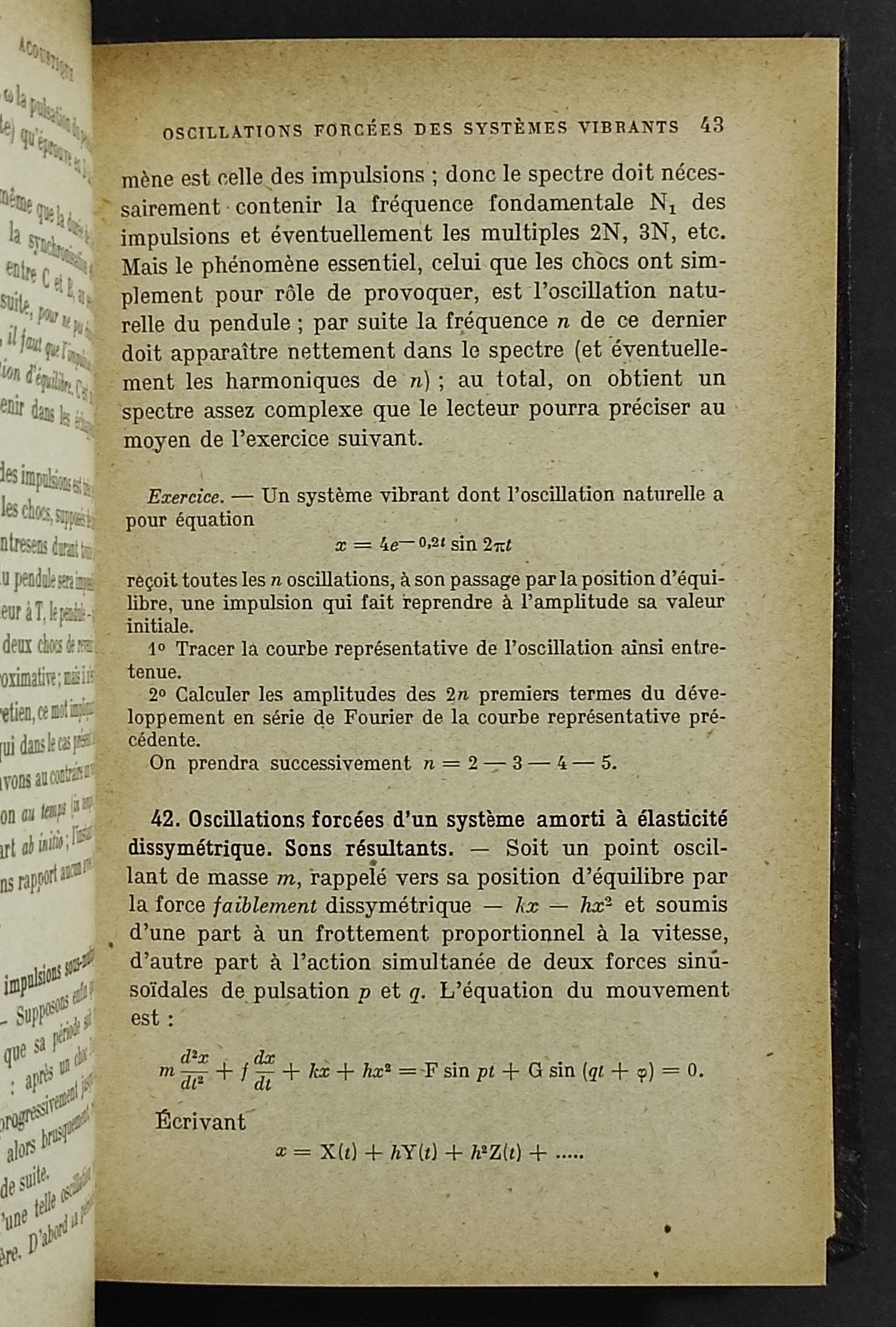 Acoustique - A. Foch - Ed. Armand Colin