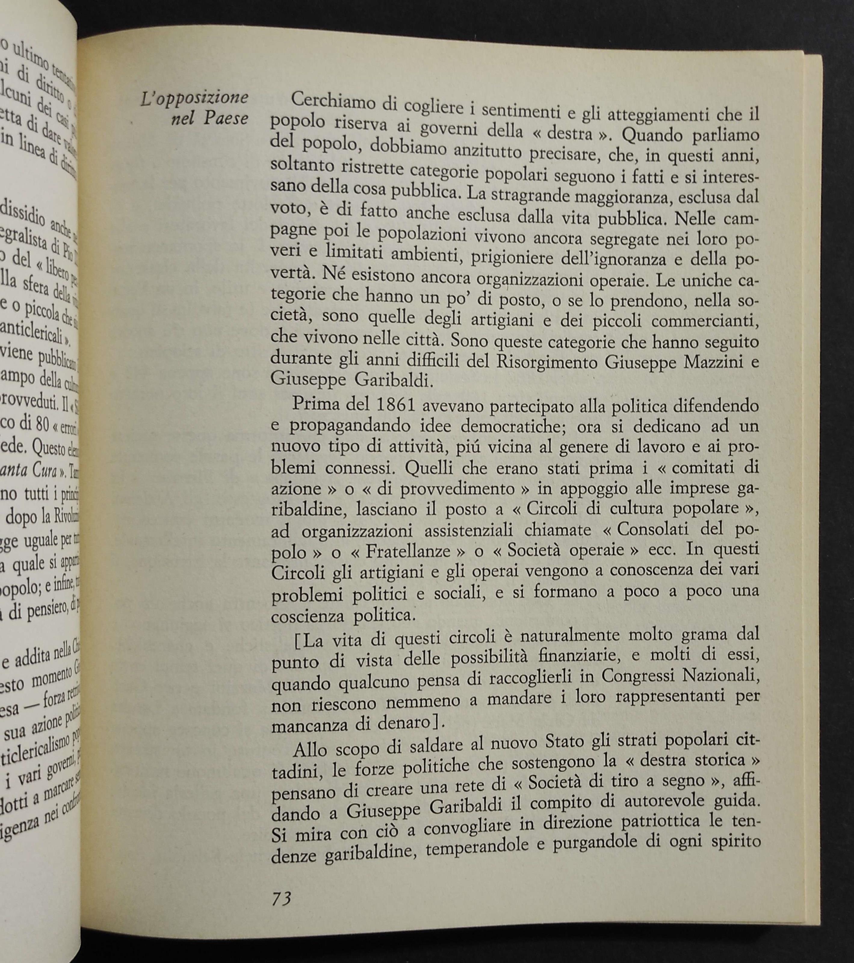 Storia Popolare dell'Italia Contemporanea 1861/1891 - Ed. Cappelli